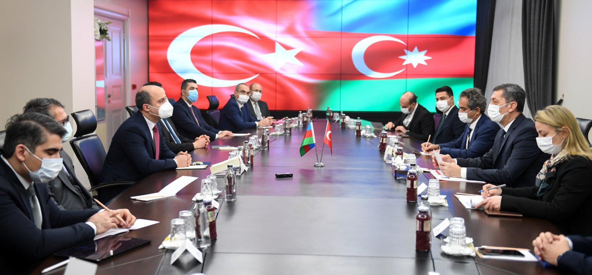 MINISTER OF NATIONAL EDUCATION SELÇUK MEETS HIS AZERI COUNTERPART AMRULLAYEV