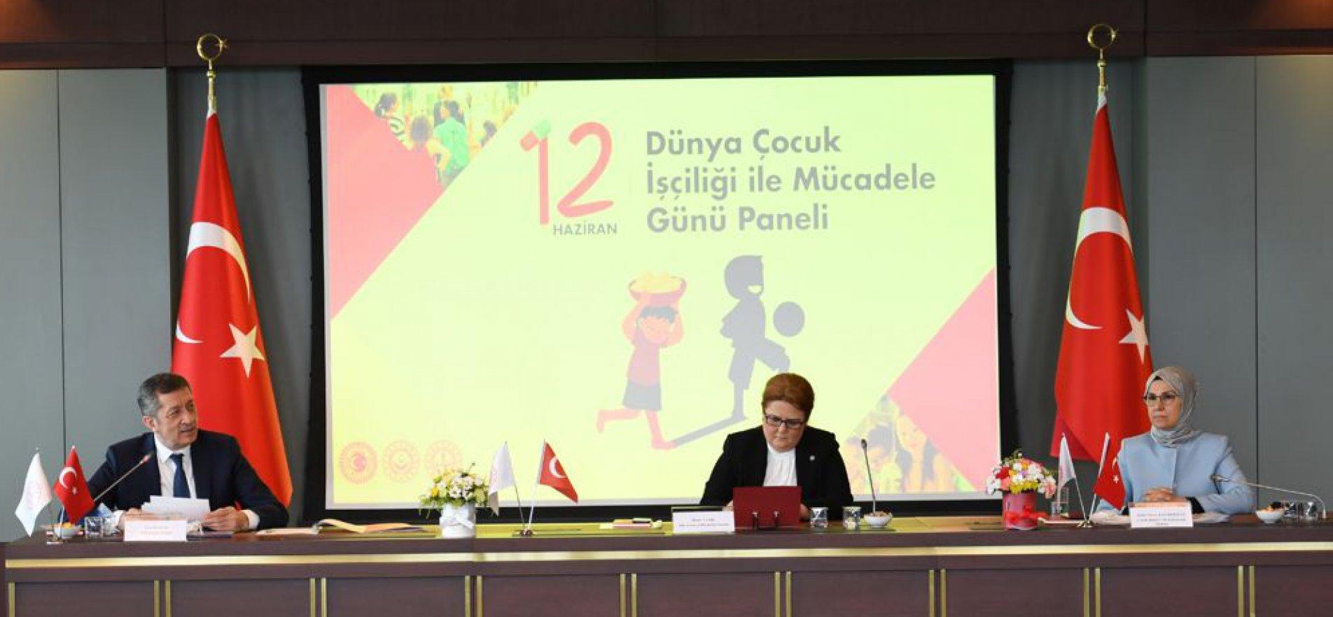 MINISTER SELÇUK ATTENDS WORLD CHILD LABOR DAY PANEL