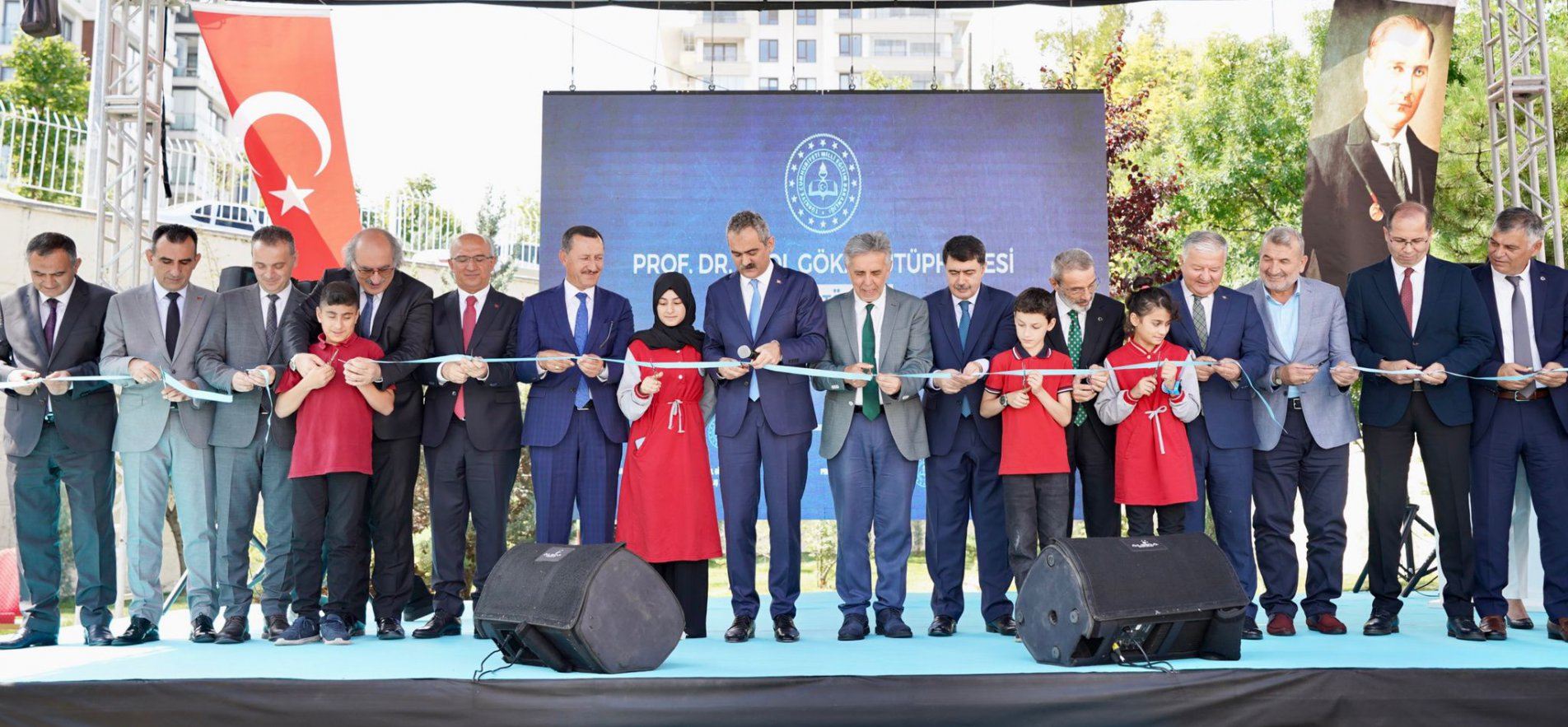 MINISTER ÖZER INAUGURATED PROF. DR. EROL GÖKA LIBRARY