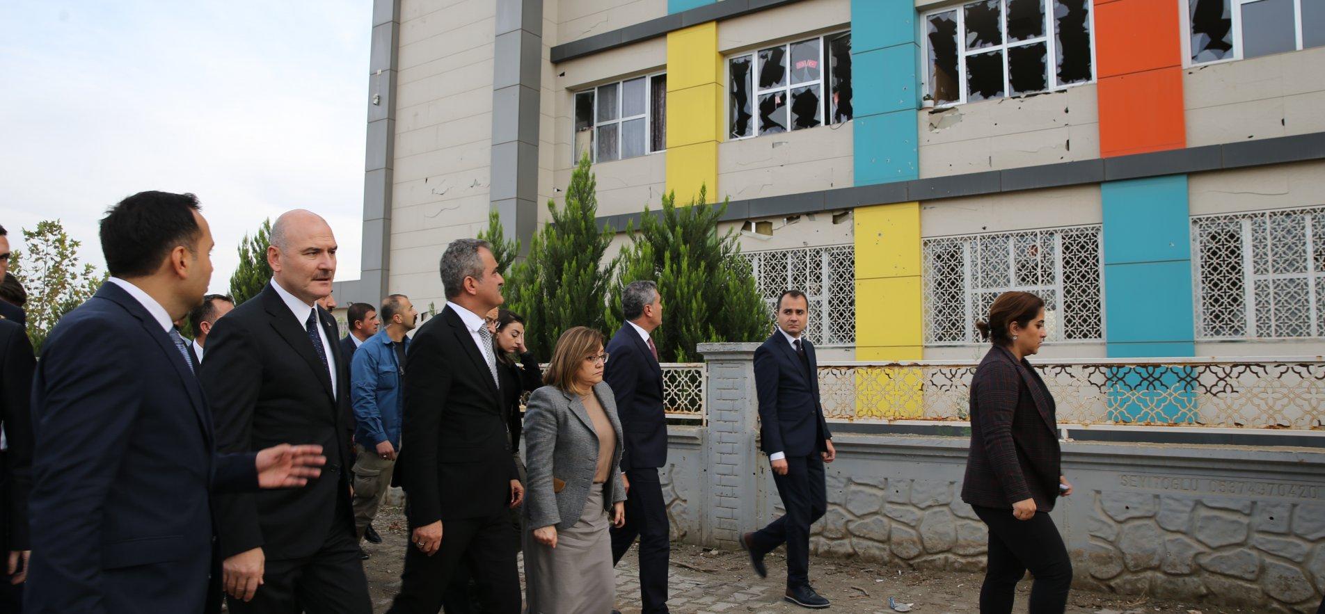 MINISTER ÖZER MADE OBSERVATIONS IN KARKAMIŞ AFTER THE ROCKET ATTACK