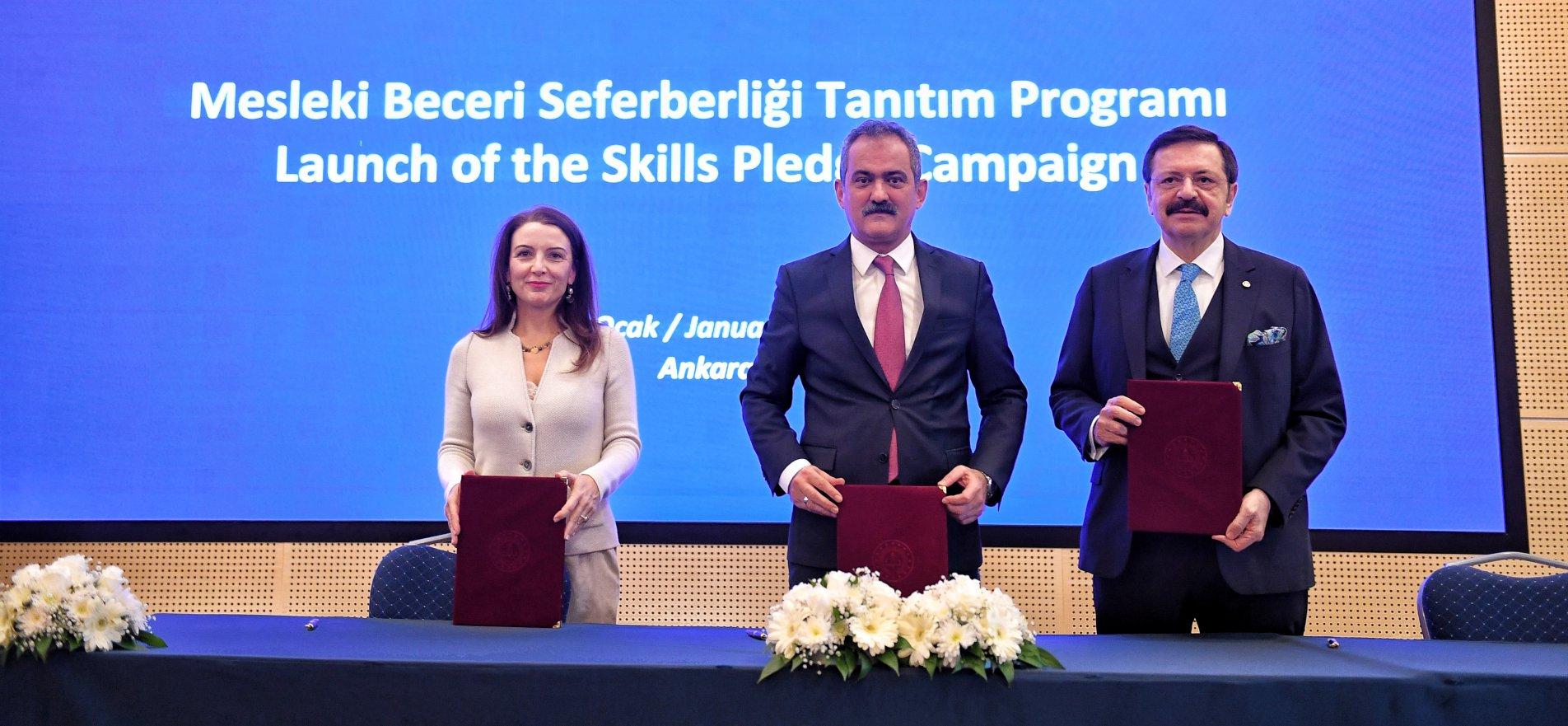 MINISTER ÖZER: VOCATIONAL TRAINING CENTER IS NOT AN EMPLOYMENT PROGRAM, BUT RATHER A TRAINING PROGRAM