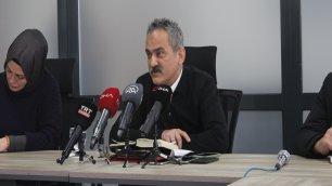 MINISTER OZER ANNOUNCES THE EDUCATION SCHEDULE FOR 10 QUAKE-HIT PROVINCES