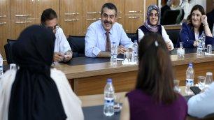 MINISTER TEKİN MEETS WITH TEACHERS IN ŞANLIURFA