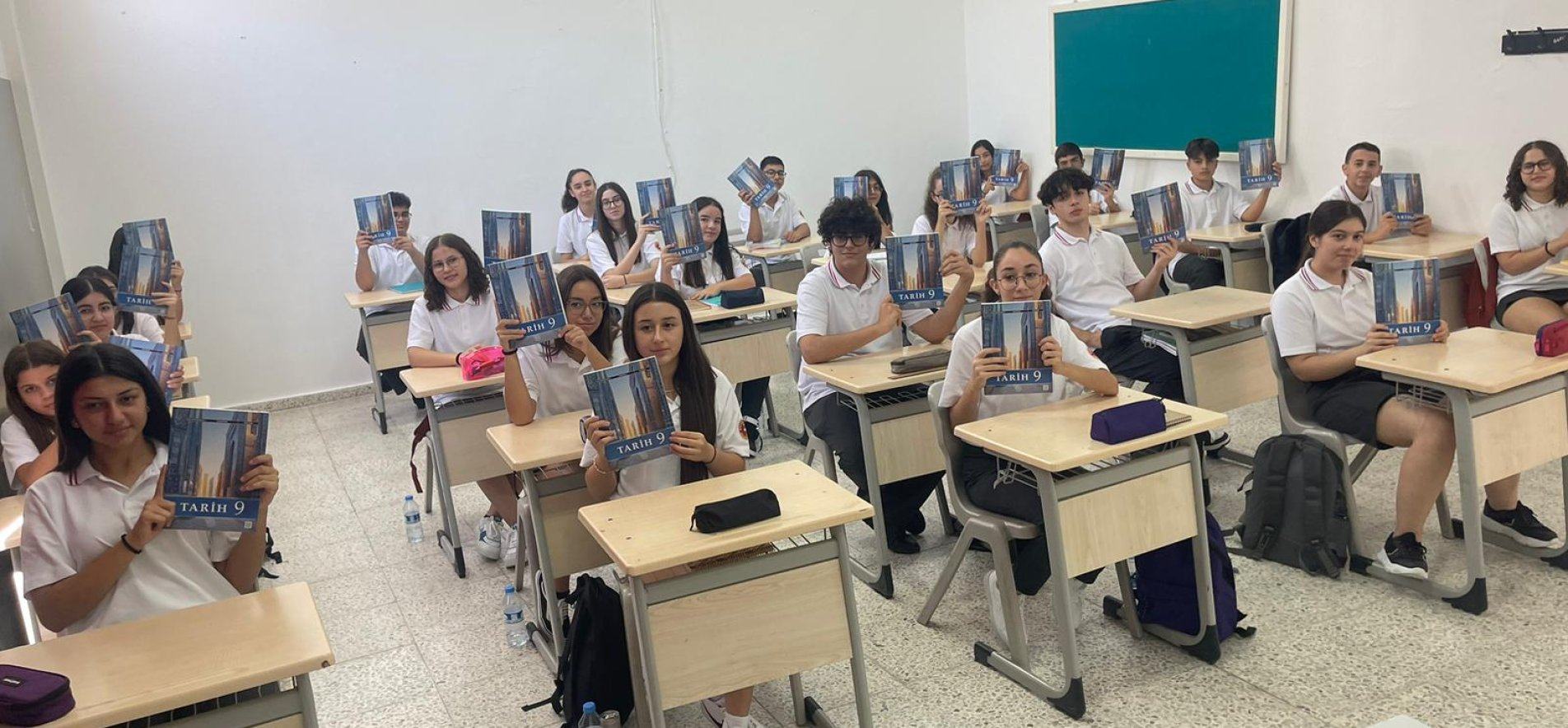 FREE TEXTBOOKS THAT WERE SENT BY THE MINISTRY REACHED STUDENTS STUDYING IN TRNC