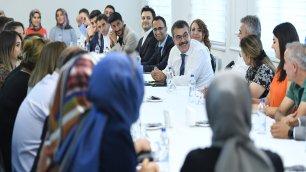 MINISTER TEKİN MEETS WITH TEACHERS IN VAN