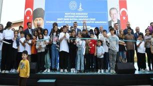 MINISTER TEKİN INAUGURATES SCHOOLS BUILT IN SANCAKTEPE, İSTANBUL