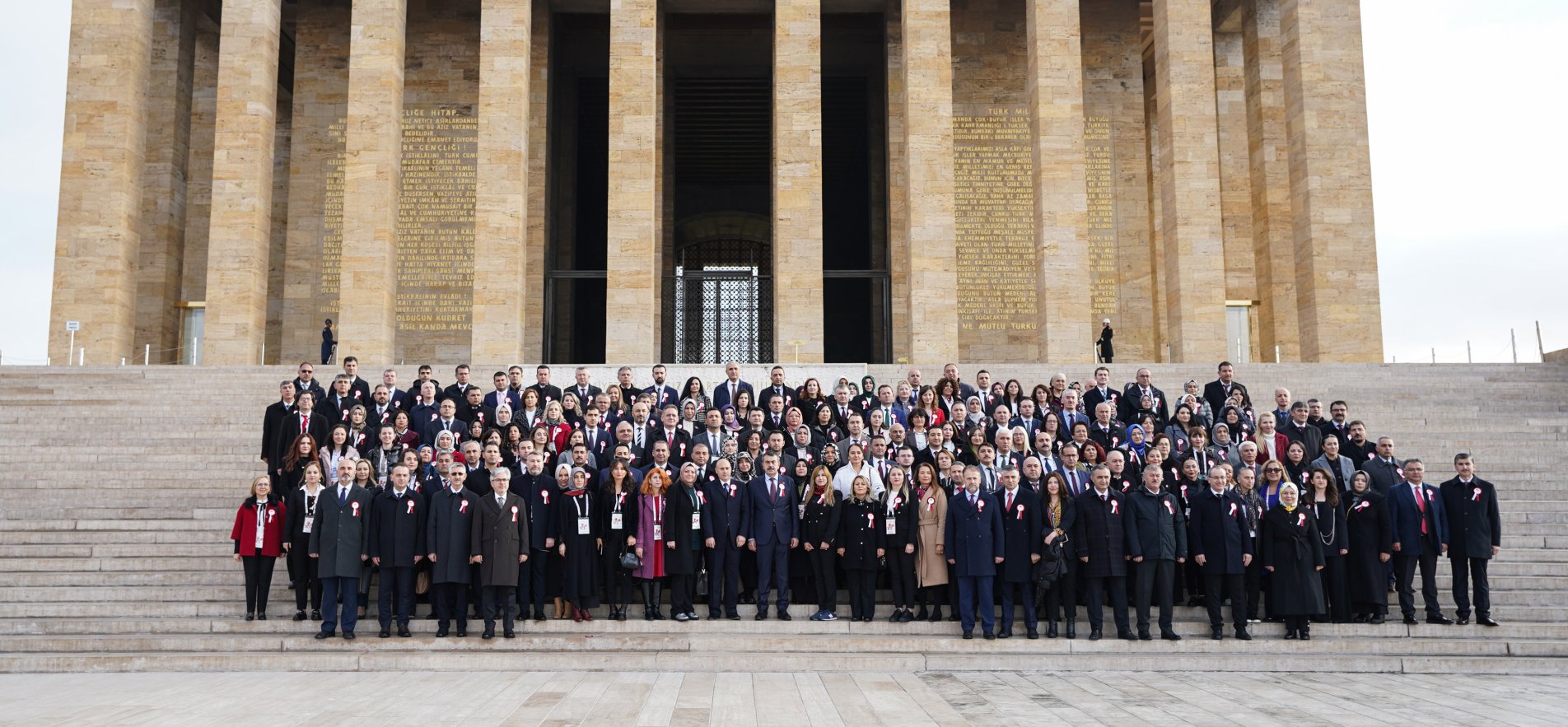 MINISTER TEKİN AND TEACHERS ACCOMPANIED HIM VISIT ANITKABİR